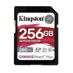 Karta pamięci SD 256GB React Plus 280/150/MB/s U3 V60 | PartsPC.pl