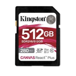 Karta pamięci SD 512GB React Plus 280/150/MB/s U3 V60 | PartsPC.pl