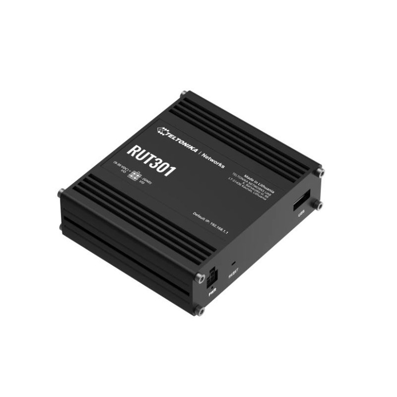 Router RUT301  4xLAN, 1xWAN, USB 2.0, 2xDI, 2xDO | PartsPC.pl