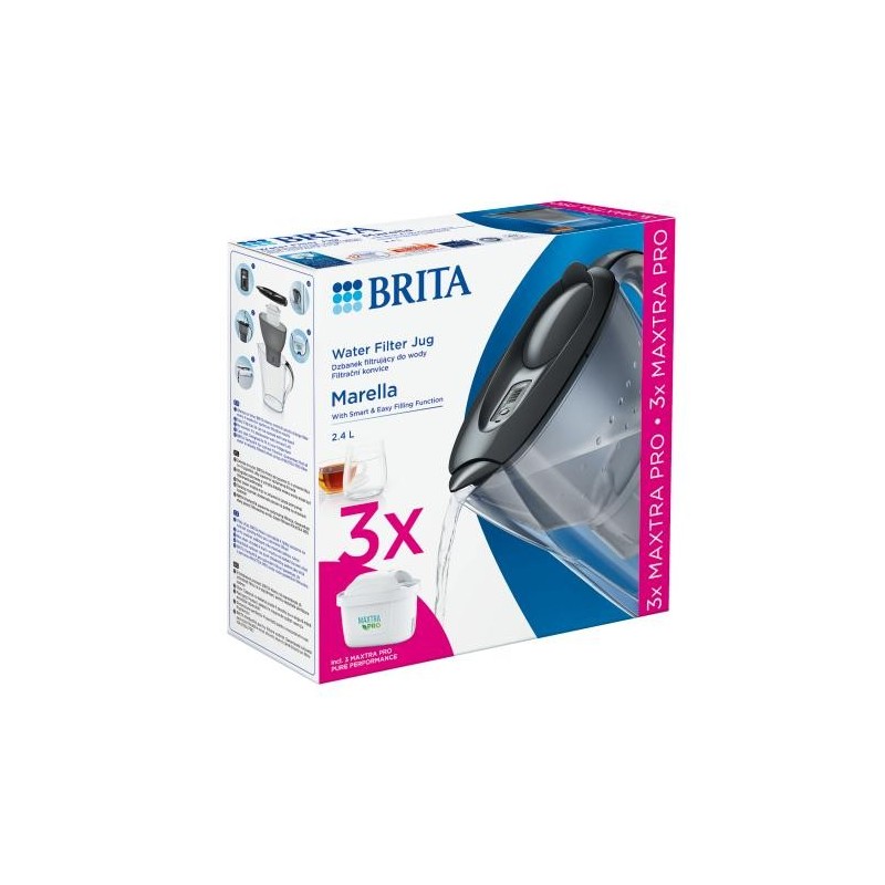 Dzbanek filtrujący Marella 2,4l + 3 wkłady PRO Pure Performa… | PartsPC.pl