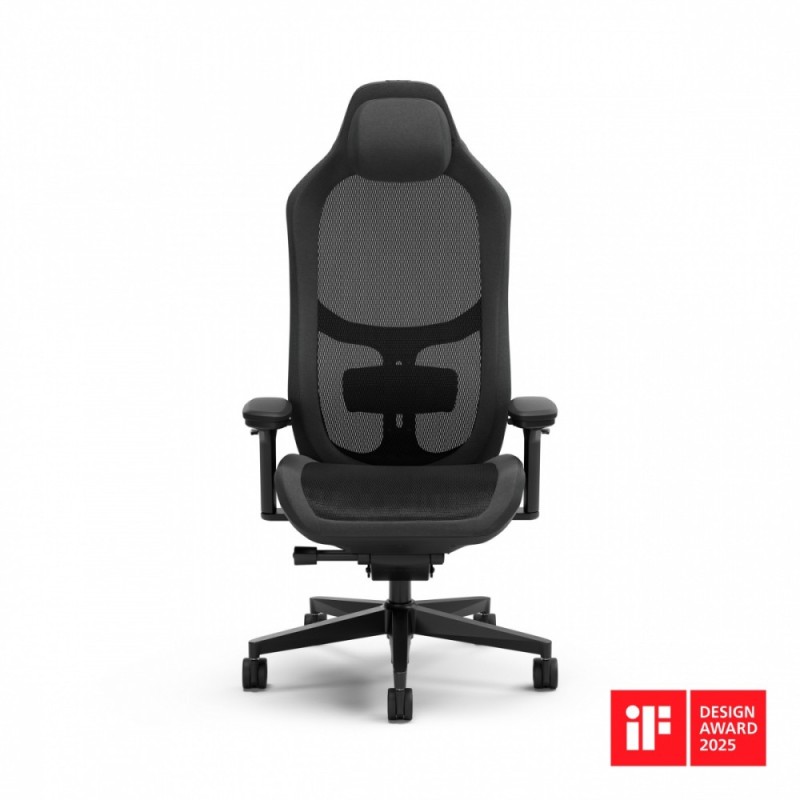 Fotel gamingowy Refine Mesh Dark | PartsPC.pl