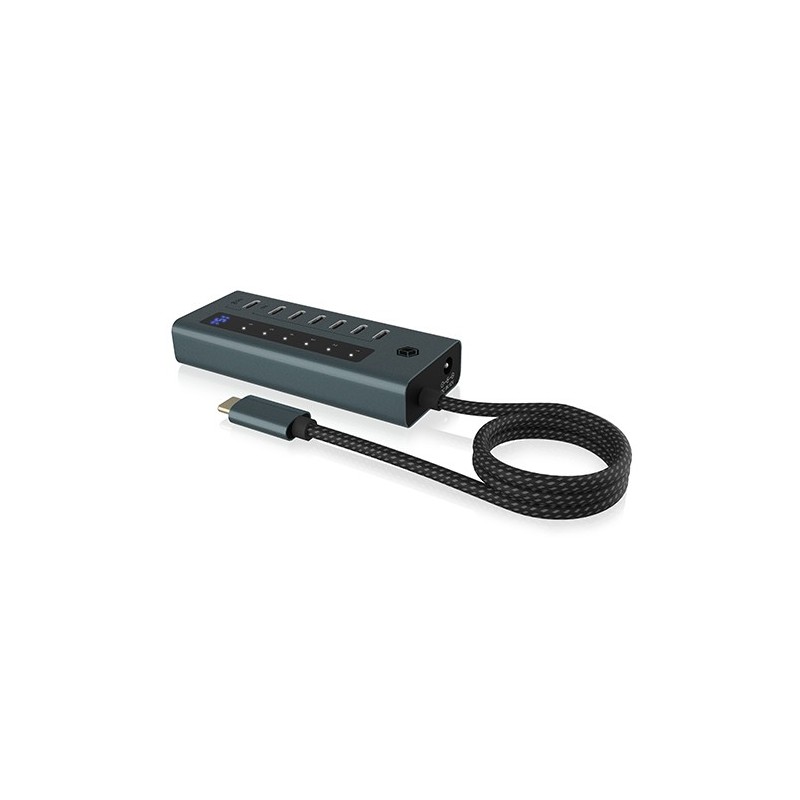 Hub IB-HUB1457-C31 7 port Type C HUB z 36 W PSU | PartsPC.pl