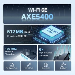 Router Archer AXE75 Router WiFi 6E AX5400 | PartsPC.pl