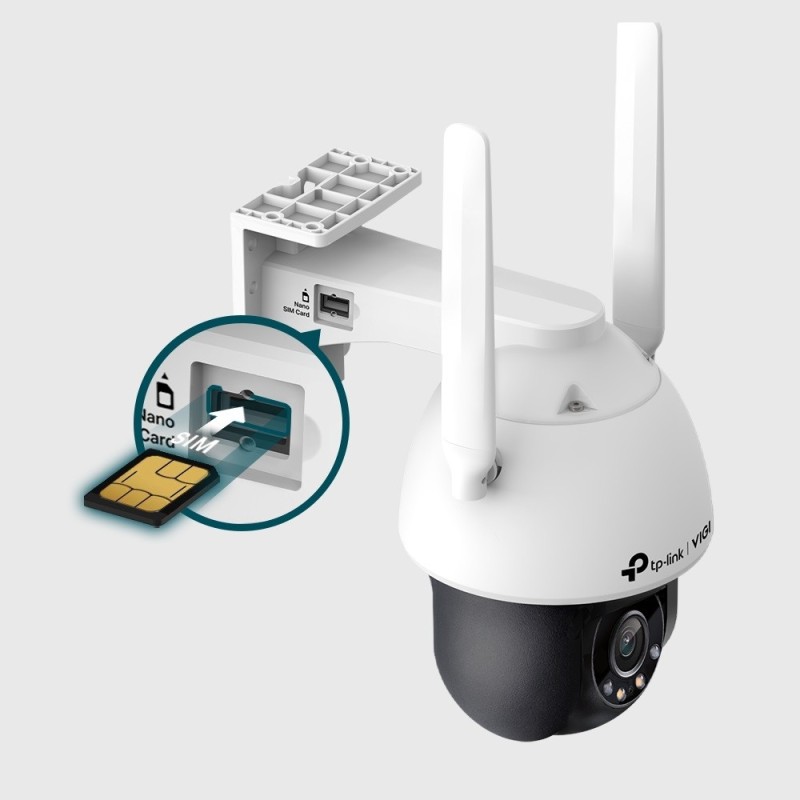 Kamera VIGI C540-4G(4mm) 4MP 4G LTE Full-Color Pan/Tilt | PartsPC.pl