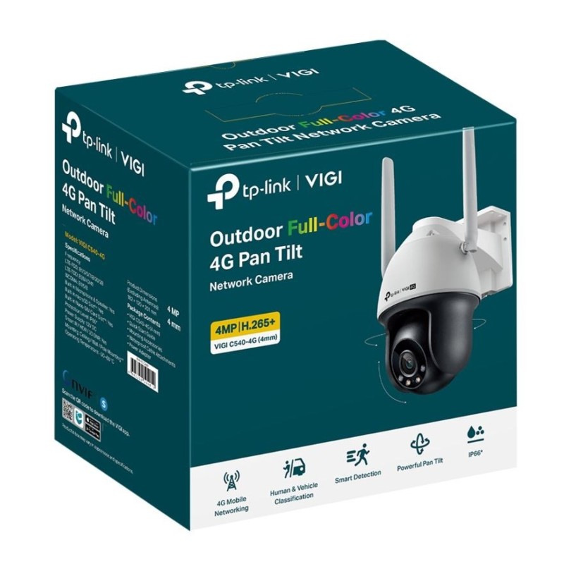 Kamera VIGI C540-4G(4mm) 4MP 4G LTE Full-Color Pan/Tilt | PartsPC.pl