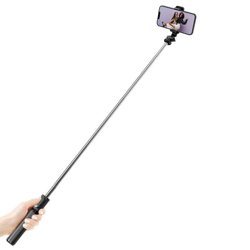 SelfieGo Kompaktowy selfie stick Bluetooth tripod (20-101cm) | PartsPC.pl