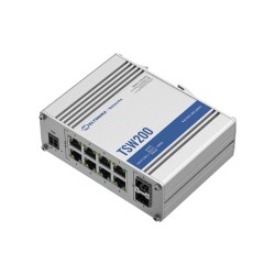 Przełącznik przemysłowy TSW200 2xSFP 8xGigabit Ethernet 8xPo… | PartsPC.pl