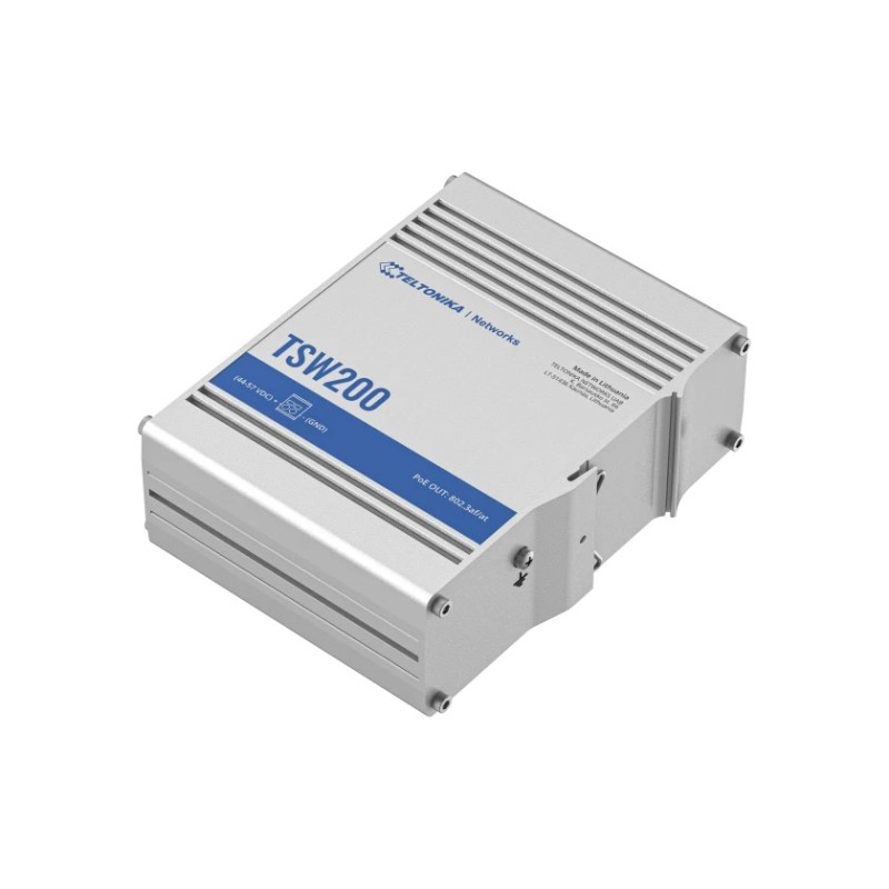 Przełącznik przemysłowy TSW200 2xSFP 8xGigabit Ethernet 8xPo… | PartsPC.pl