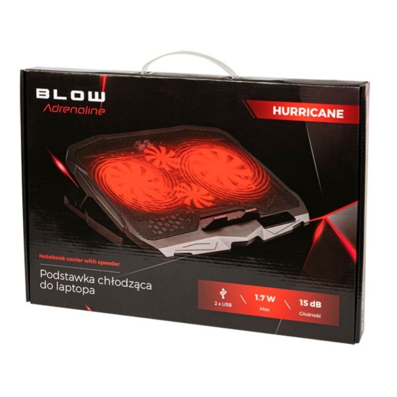 Podstawka chłodząca laptop 4 FAN HURRICANE | PartsPC.pl