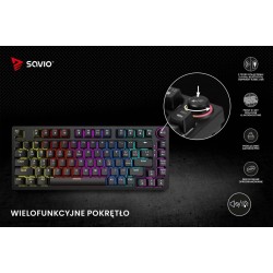 Klawiatura mechaniczna bezprzewodowa PHENIX Gateron Red Pro,… | PartsPC.pl