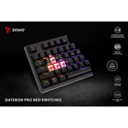Klawiatura mechaniczna bezprzewodowa PHENIX Gateron Red Pro,… | PartsPC.pl