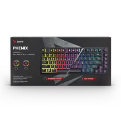Klawiatura mechaniczna bezprzewodowa PHENIX Gateron Red Pro,… | PartsPC.pl
