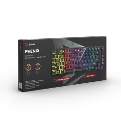 Klawiatura mechaniczna bezprzewodowa PHENIX Gateron Red Pro,… | PartsPC.pl