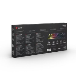 Klawiatura mechaniczna bezprzewodowa PHENIX Gateron Red Pro,… | PartsPC.pl