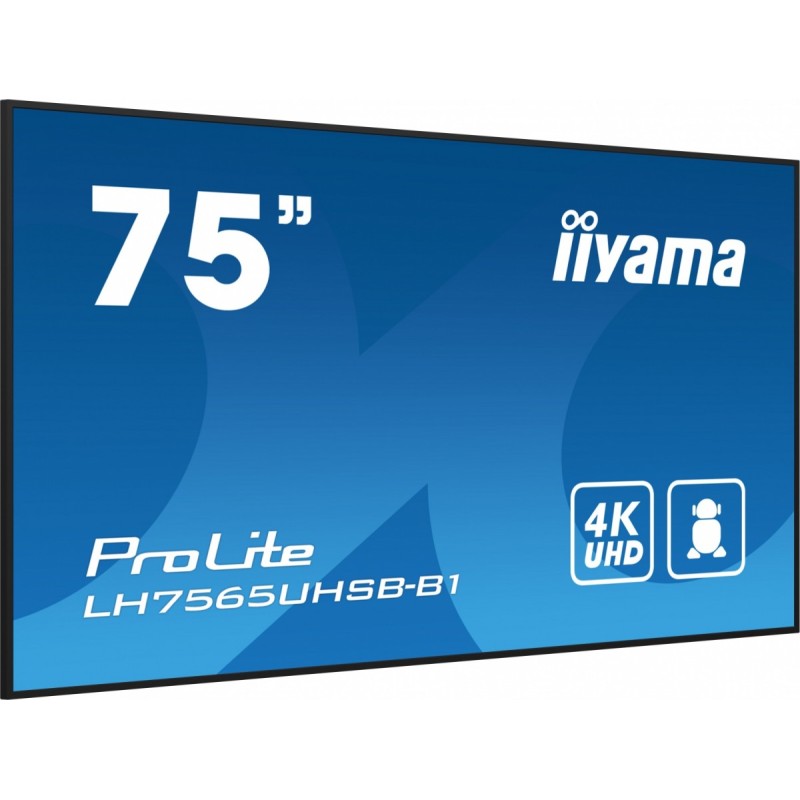 Monitor 75 cali LH7565UHSB-B1, 24/7, IPS, ANDROID 11, 4K, 80… | PartsPC.pl