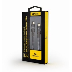 Kabel Premium USB-C 2.0 60W PD 1.5M | PartsPC.pl