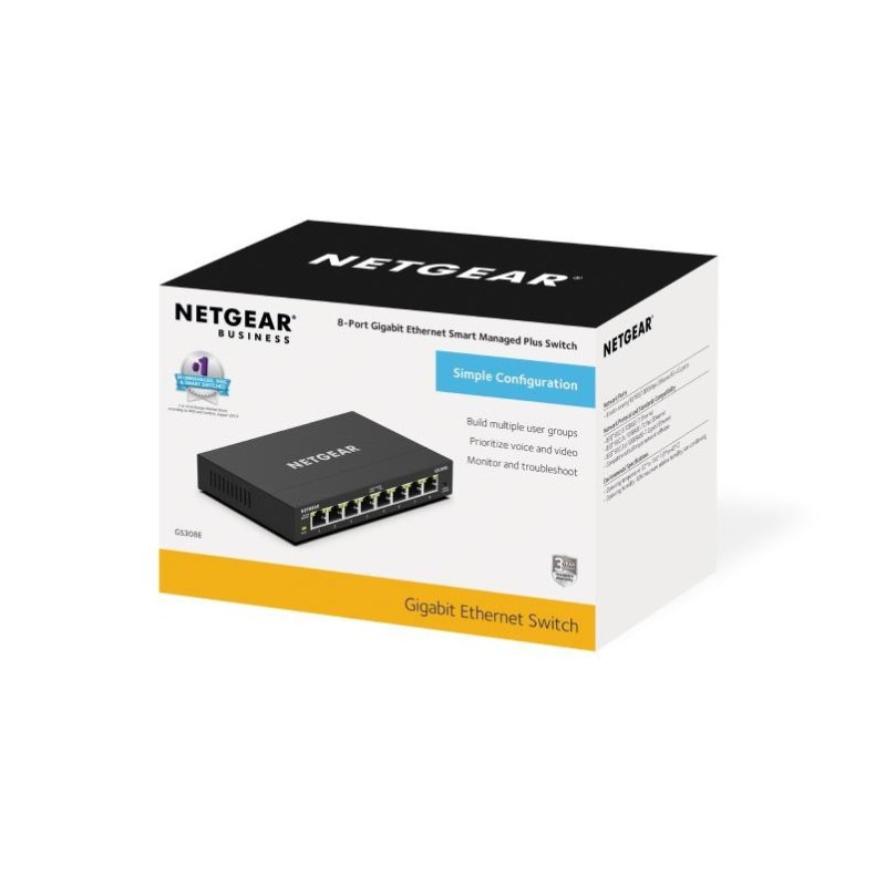 Przełącznik zarządzalny GS308E Switch 8xGE | PartsPC.pl