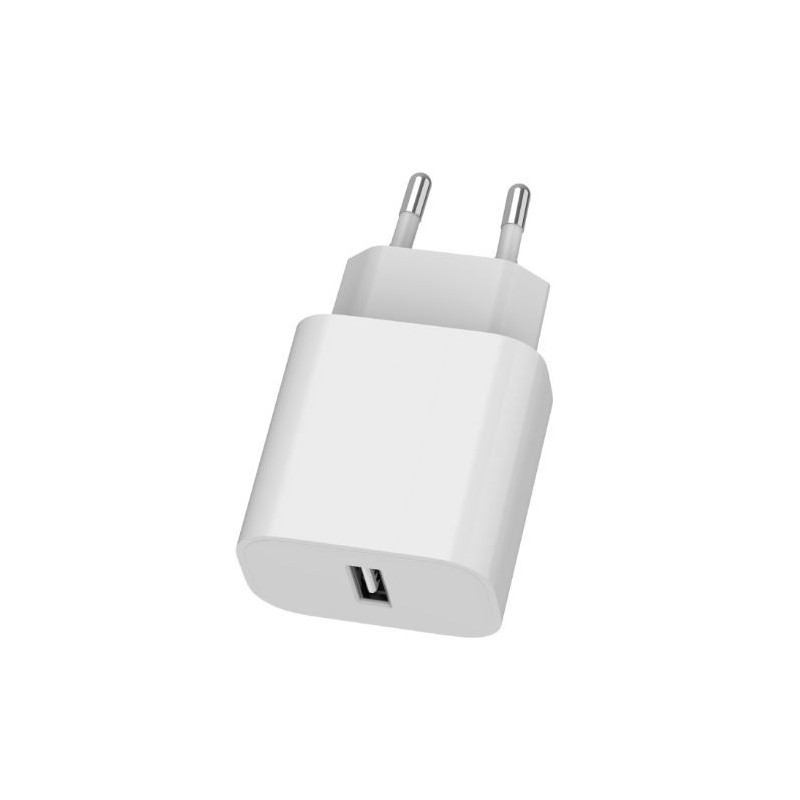 Ładowarka USB-A 2.4A biała | PartsPC.pl