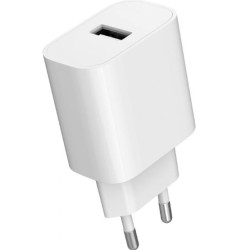 Ładowarka USB-A 2.4A biała | PartsPC.pl