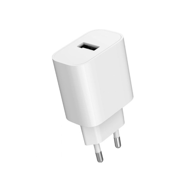 Ładowarka USB-A 2.4A biała | PartsPC.pl