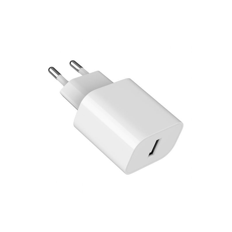 Ładowarka USB-A 2.4A biała | PartsPC.pl