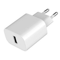 Ładowarka USB-A 2.4A biała | PartsPC.pl