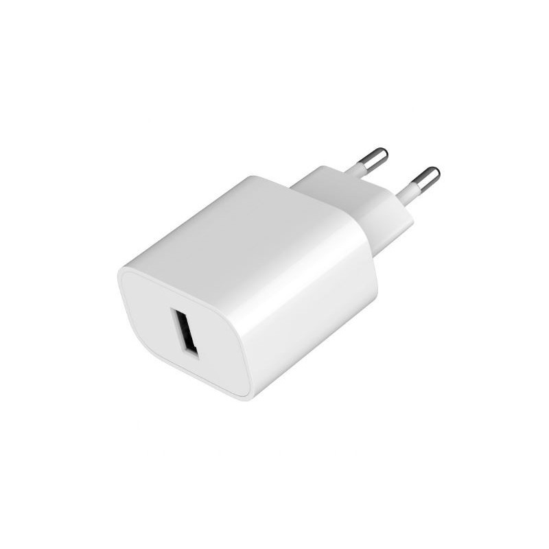 Ładowarka USB-A 2.4A biała | PartsPC.pl