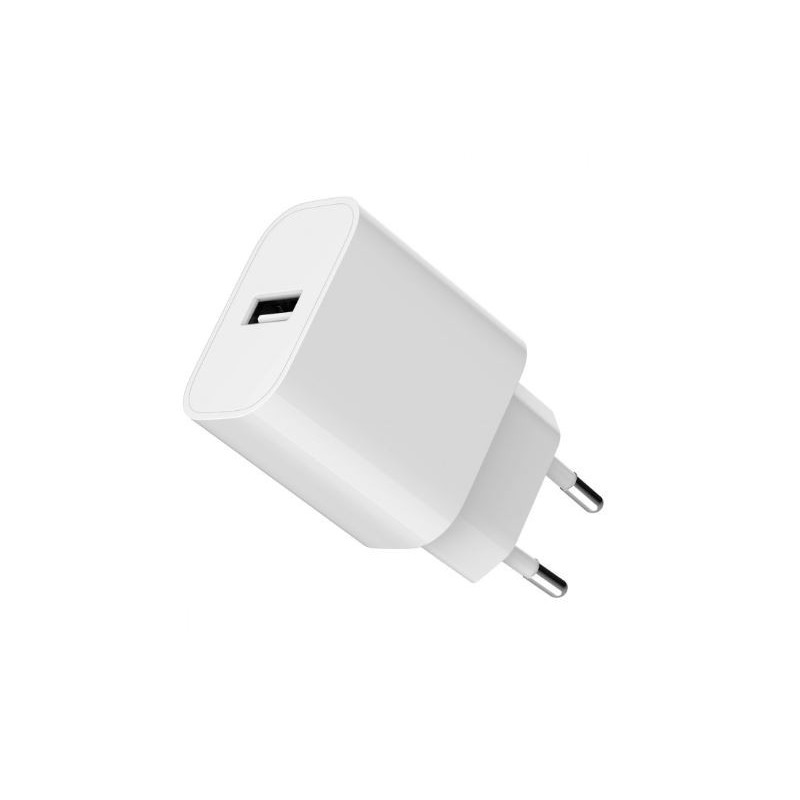 Ładowarka USB-A 2.4A biała | PartsPC.pl