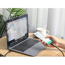CB-SCC241 silikonowy kabel USB-C - USB-C | 1m | 5A | 240W PD | PartsPC.pl
