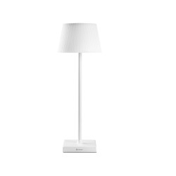 Lampka stołowa Pluto biała | PartsPC.pl