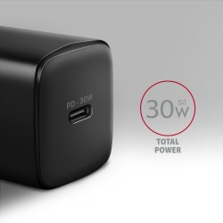 ACU-PD30 Ładowarka sieciowa PD 30W, 1x port USB-C, PD3.0/QC3… | PartsPC.pl
