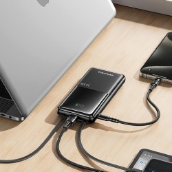 Powerbank 10000mAh P76K 22,5W 4 Wyjścia ładowania dwa kable | PartsPC.pl
