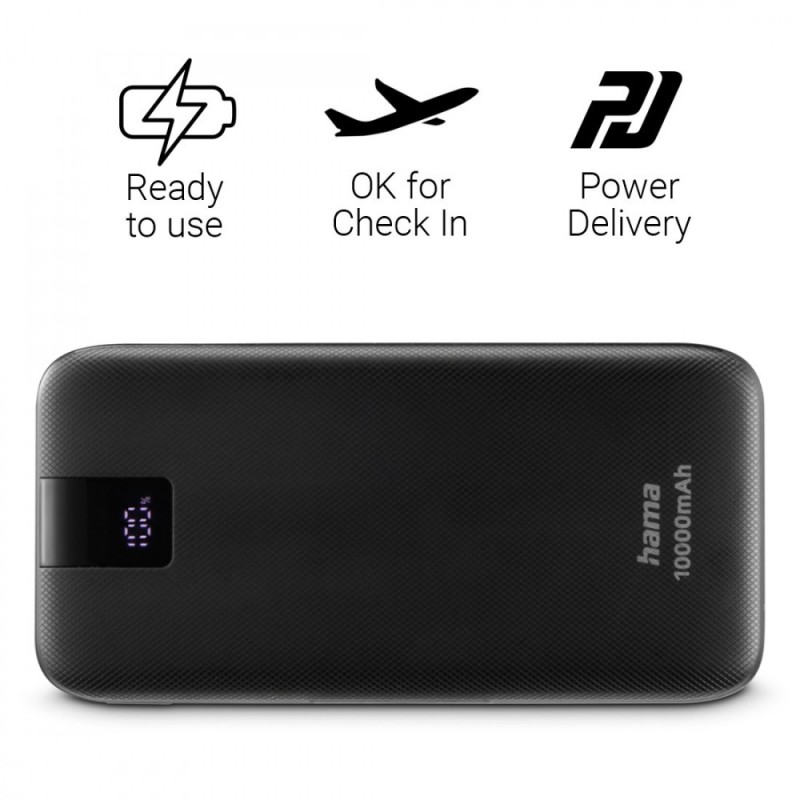 Power pack PD 10000 mAh Antracyt | PartsPC.pl