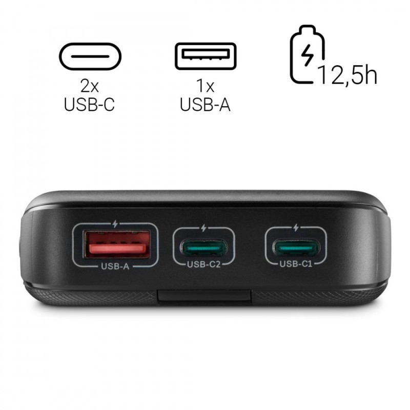 Power pack PD 20000 mAh Antracyt | PartsPC.pl