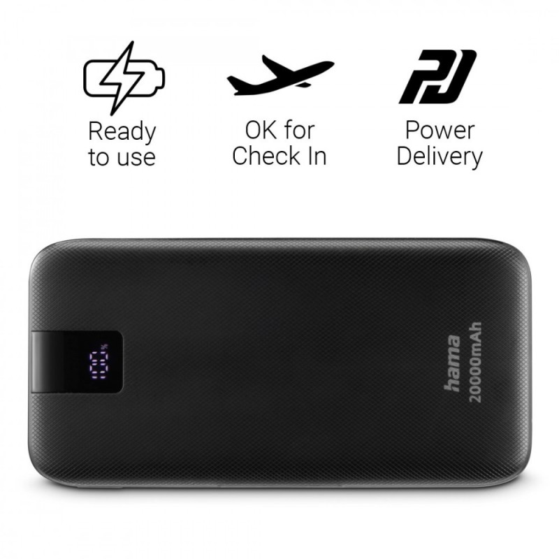 Power pack PD 20000 mAh Antracyt | PartsPC.pl