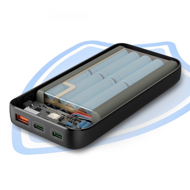 Power pack PD 20000 mAh Antracyt | PartsPC.pl