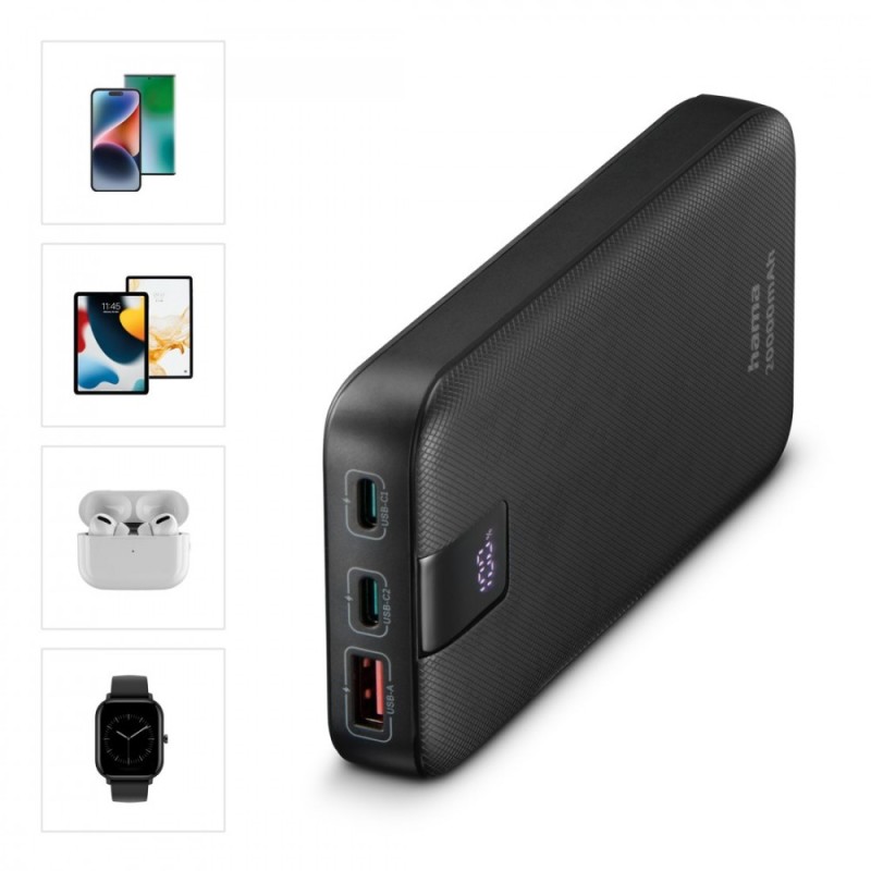 Power pack PD 20000 mAh Antracyt | PartsPC.pl