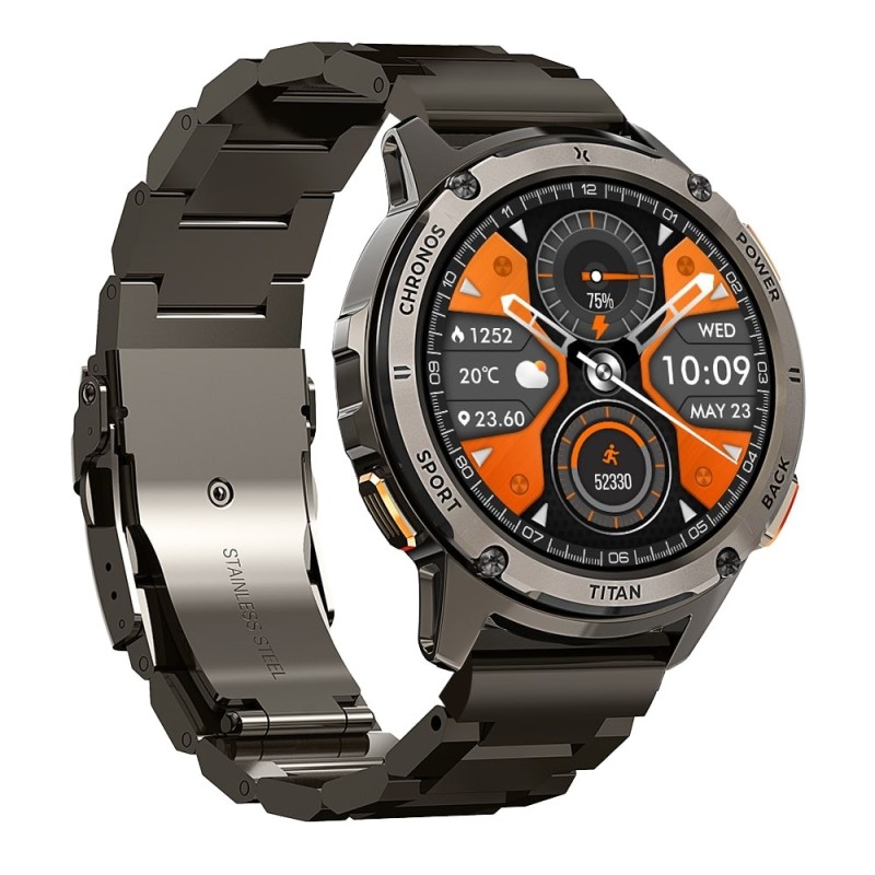 Smartwatch FW110 Titan Chronos Czarny | PartsPC.pl