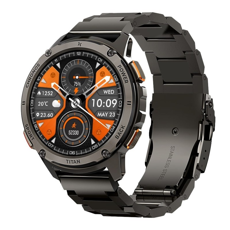 Smartwatch FW110 Titan Chronos Czarny | PartsPC.pl