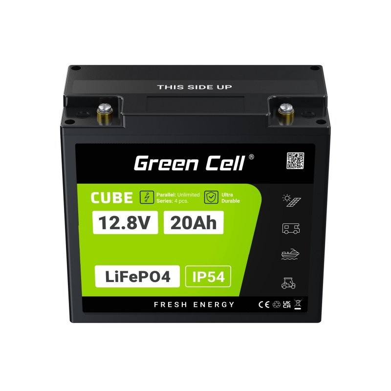 Akumulator CUBE LiFePO4 20Ah 12V/12.8V 256Wh | PartsPC.pl
