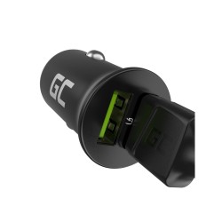 Ładowarka samochodowa GC PowerRide Nano36 36W 6A 2x USB-A | PartsPC.pl