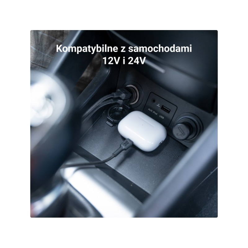 Ładowarka samochodowa GC PowerRide Nano36 36W 6A 2x USB-A | PartsPC.pl