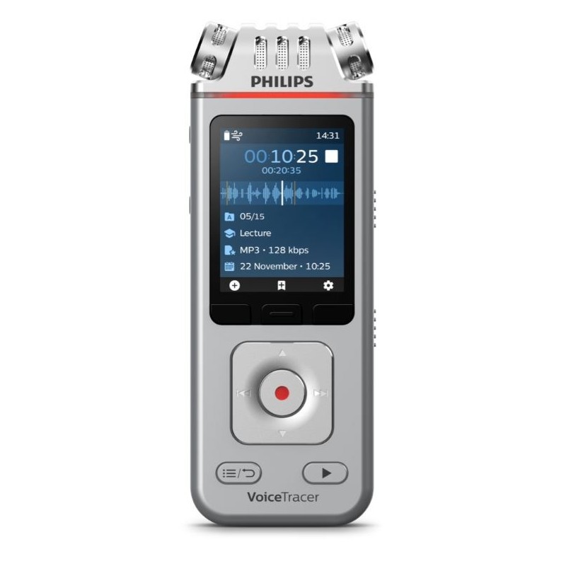 Dyktafon DVT4115 Pamięć 8GB,USB,microSDHC maks.32GB,3 mikrof… | PartsPC.pl
