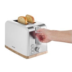 Toster Elwood TE2015 biały | PartsPC.pl