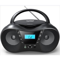 Radioodtwarzacz CD LILA2 USB/BT czarny | PartsPC.pl