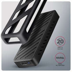 EEM2-20G Obudowa zewnętrzna aluminiowa USB-C 3.2 Gen 2 M.2 N… | PartsPC.pl