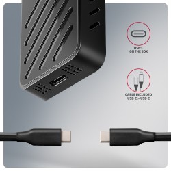 EEM2-20G Obudowa zewnętrzna aluminiowa USB-C 3.2 Gen 2 M.2 N… | PartsPC.pl