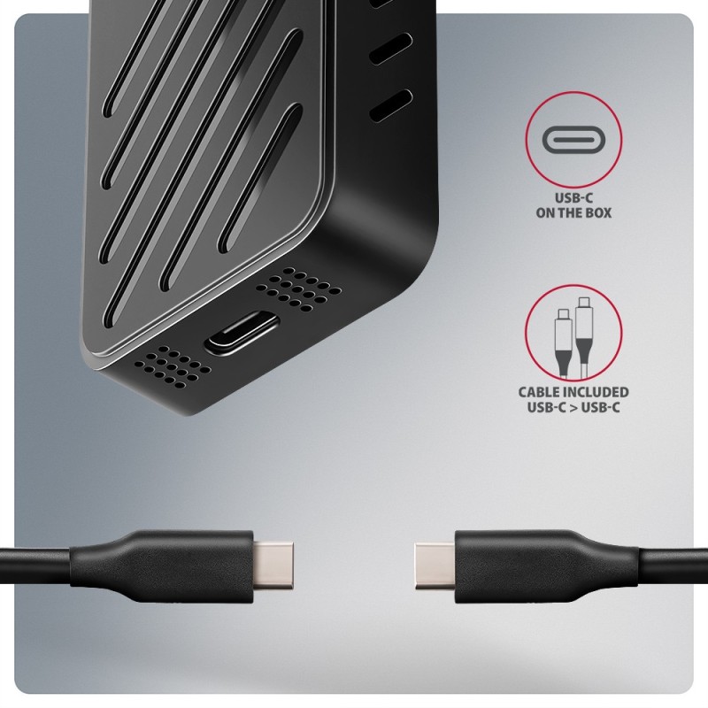 EEM2-20G Obudowa zewnętrzna aluminiowa USB-C 3.2 Gen 2 M.2 N… | PartsPC.pl