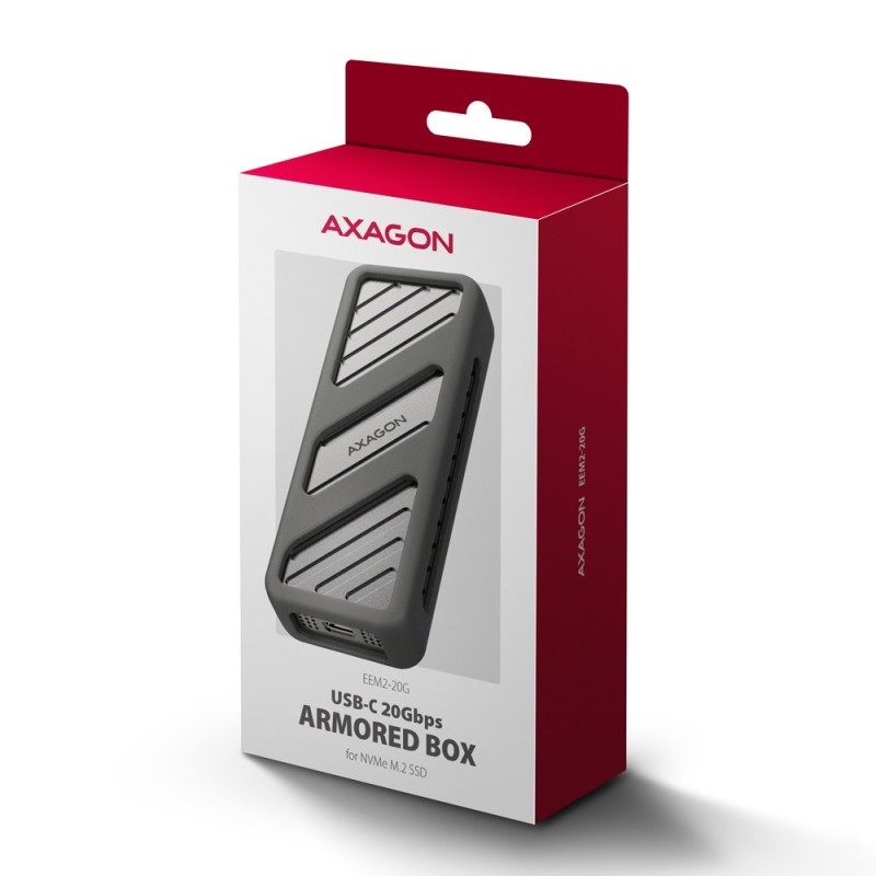 EEM2-20G Obudowa zewnętrzna aluminiowa USB-C 3.2 Gen 2 M.2 N… | PartsPC.pl