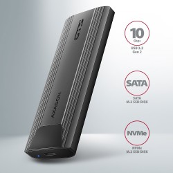 EEM2-GTS2 Obudowa zewnętrzna aluminiowa bezśrubowa USB-C 3.2… | PartsPC.pl